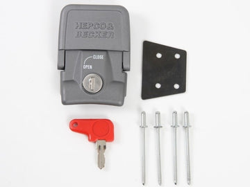 Halteschloss [Hepco & Becker] - Xplorer, Standard und Exclusiv Seitenkoffer - silber