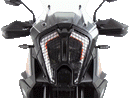 KTM 1290 Super Adv. S [2021-2024] - Grelha de proteção da lâmpada preta