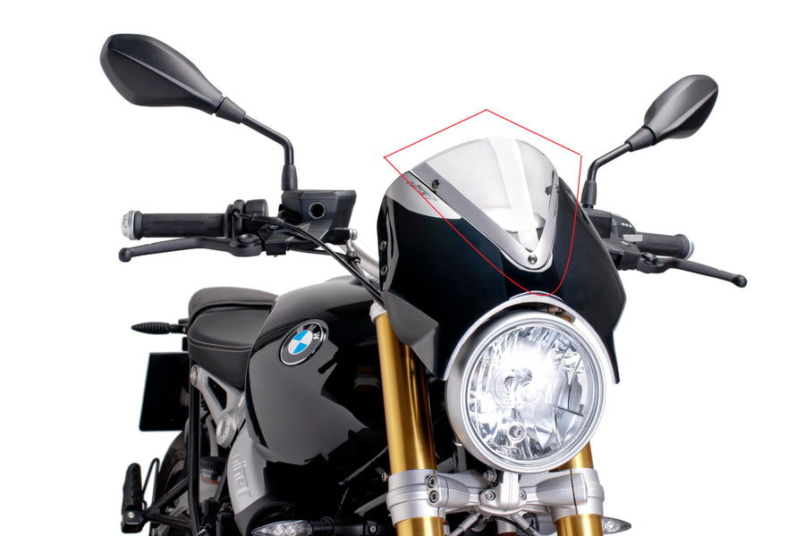 BMW R NINET URBAN S [2024] – Visor de pára-brisa RetroVision – Transparente