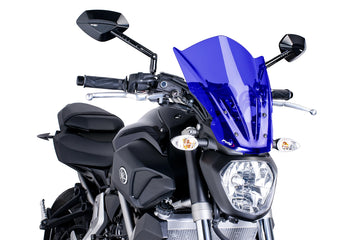 TRIUMPH BONNEVILLE T 120 BLACK [2025] - Pára-brisa Touring de Nova Geração | Azul | PUIG 7016A