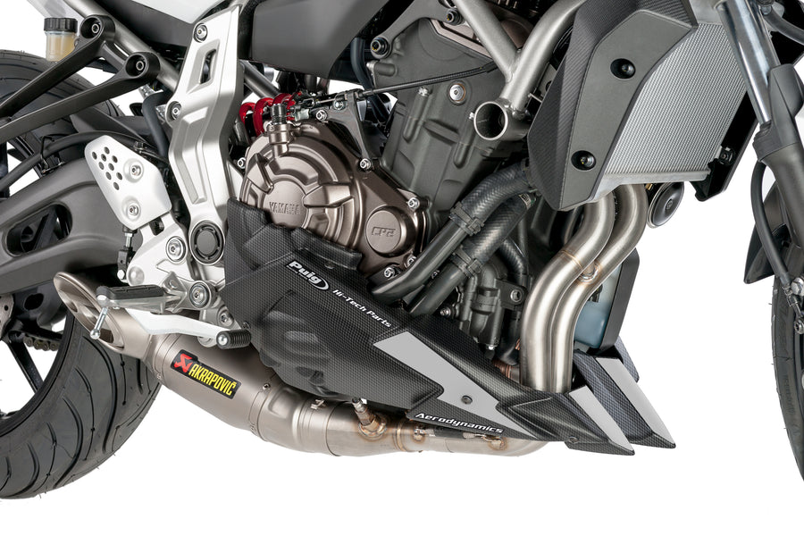YAMAHA MT-07 MOTO CAGE [2017] – spoiler dianteiro – visual de carbono