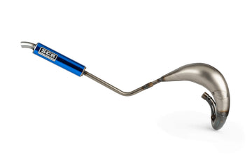 Rieju MRT SM 50 2T - Auspuff Handmade Cross 50-70 blau
