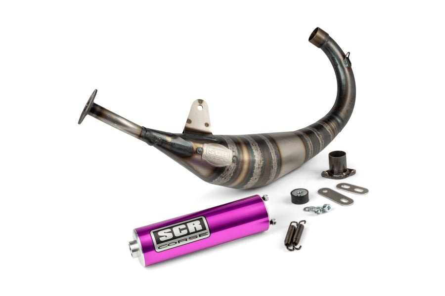 Derbi Senda DRD X-Treme SM '10 - '17 50 2T D50B0 - Auspuff Racing Line 70 80 Lila