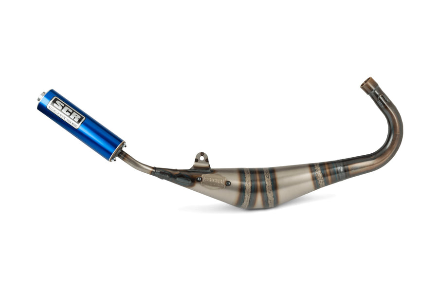 Beta RR SM 50 2T - Auspuff Handmade 50-70 blau