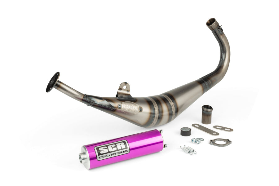 Aprilia RX Factory 50 2T - Auspuff Handmade 50-70 lila
