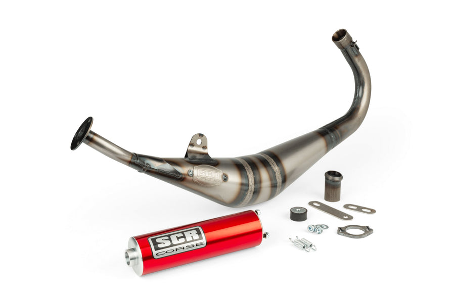 Aprilia RX Factory 50 2T - Auspuff Handmade 50-70 rot