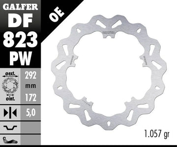 Haste Harley-Davidson Vrsca 1130 V [2002-2005] - disco de freio Wave® - foto 2