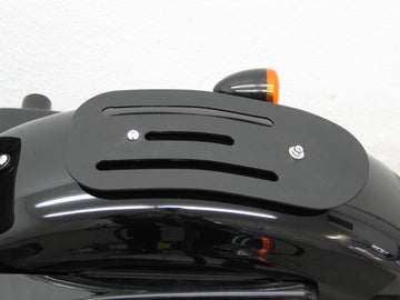 Harley Davidson Sportser quarenta e oito [2010-2020]-Rack de passageiro feito de chapa de metal, preto