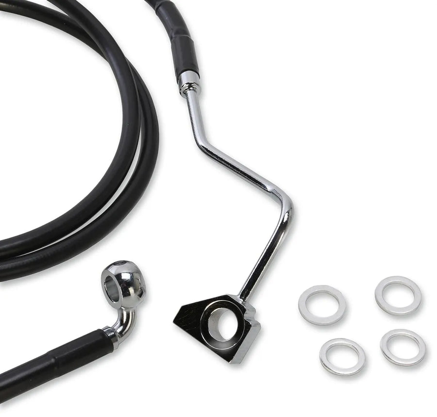 Harley Davidson Fltr [DRAG SPECIALTIES] - Kit de linha de freio de vinil preto estendido