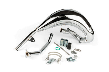 Beta RR Enduro 50 2T - Escape Cross cromado 50/70cc