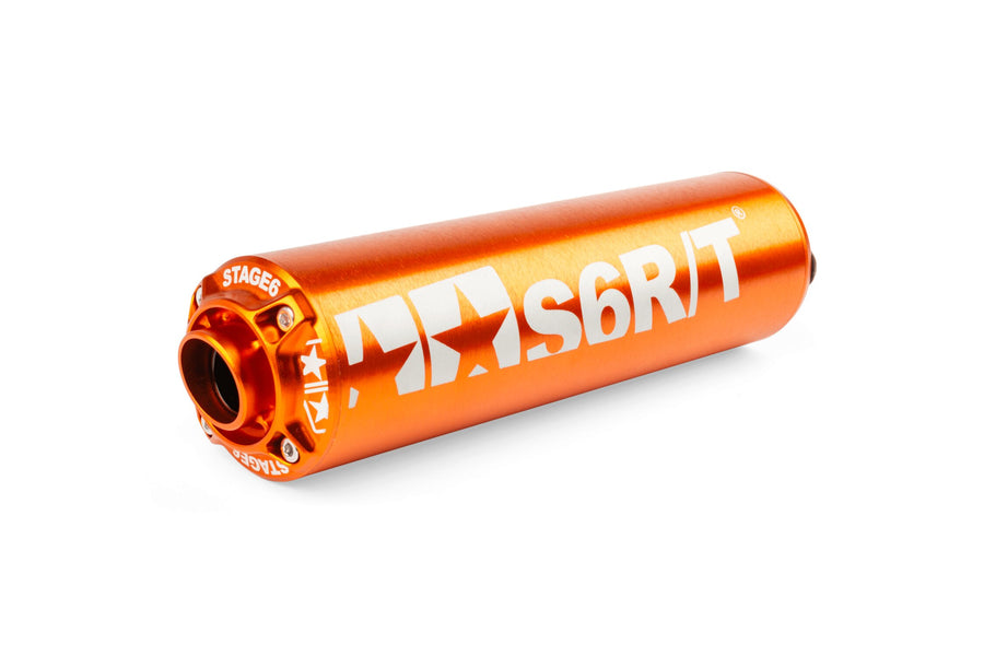 Peugeot XP6-Enduro 50 2T AM6 - Auspuff R/T 80–90 Orange