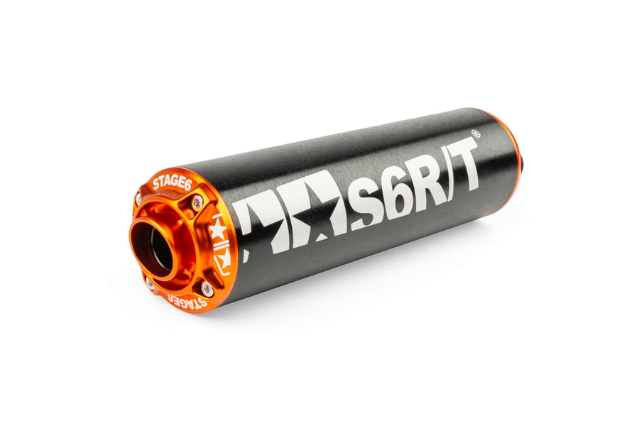 Gilera RCR Enduro 50 2T D50B0 [2011–] - Auspuff 80-90 Schwarz / Orange