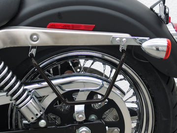 Harley Davidson Dyna Models 2006-2017, com exceção de Dyna Street Bob (FXDB) 2009-2017 [2006-2017]-sacos de embalagem, preto