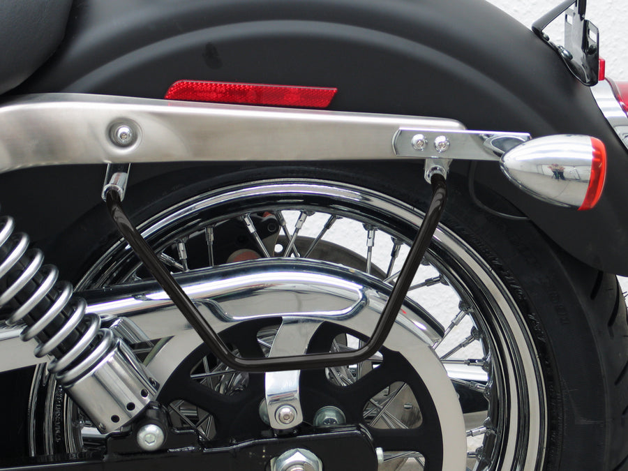 Harley Davidson Dyna Models 2006-2017, com exceção de Dyna Street Bob (FXDB) 2009-2017 [2006-2017]-sacos de embalagem, preto