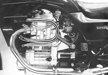 Honda CX 500/650 (também E + C) + GL 500/650 com tampa do radiador em alumínio - barra protetora
