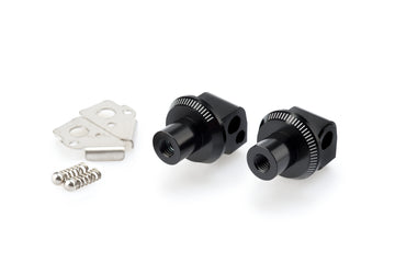 BMW R 1200 GS [2003] – Almofada de borracha adaptadora para apoio de pés do passageiro – preta