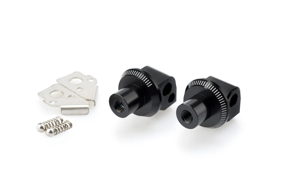 BMW R 1200 GS [2003] – Almofada de borracha adaptadora para apoio de pés do passageiro – preta