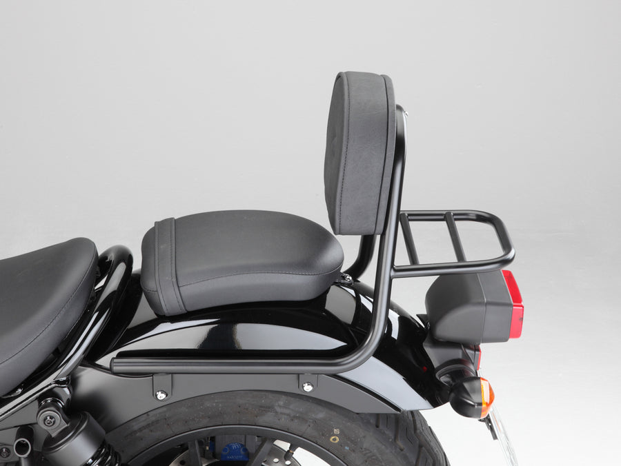 HONDA CMX 500 REBEL (PC56A) 2017- [2017] - barragem de maricas feita de cachimbo com travesseiros e bagagem, preto