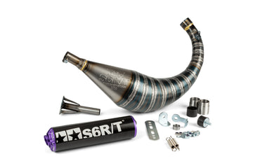 Beta RR Enduro 50 2T - Escape R/T 70 - 80 Preto / Roxo