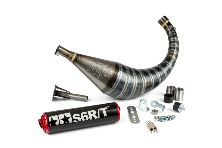 Beta RR Enduro 50 2T - Escape R/T 70 - 80 Preto / Vermelho