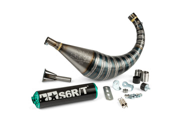 Beta RR Enduro 50 2T - Escape R/T 70 - 80 Preto / Turquesa