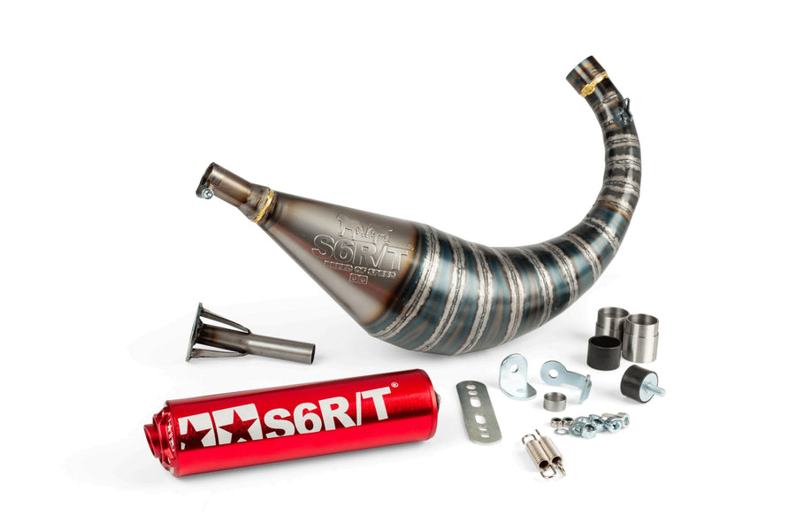 Beta RR Track 50 2T - Auspuff R/T 70 - 80 Rot