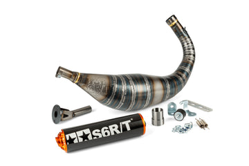 Beta RR Enduro 50 2T - Escape R/T 80-90 Preto / Laranja