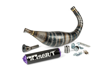 Beta RR Enduro 50 2T - Escape R/T 80-90 Preto / Roxo