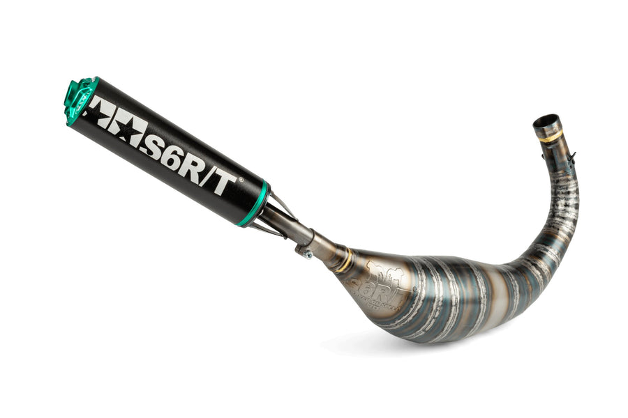 Beta RR Enduro 50 2T - Escape R/T 80-90 Preto / Turquesa