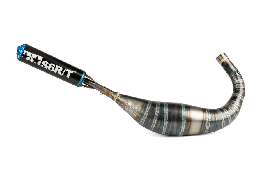 Beta RR Track 50 2T - Auspuff R/T 90-100 Schwarz/Blau