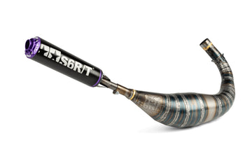 Beta RR Enduro 50 2T - Escape R/T 90-100 Preto/Roxo