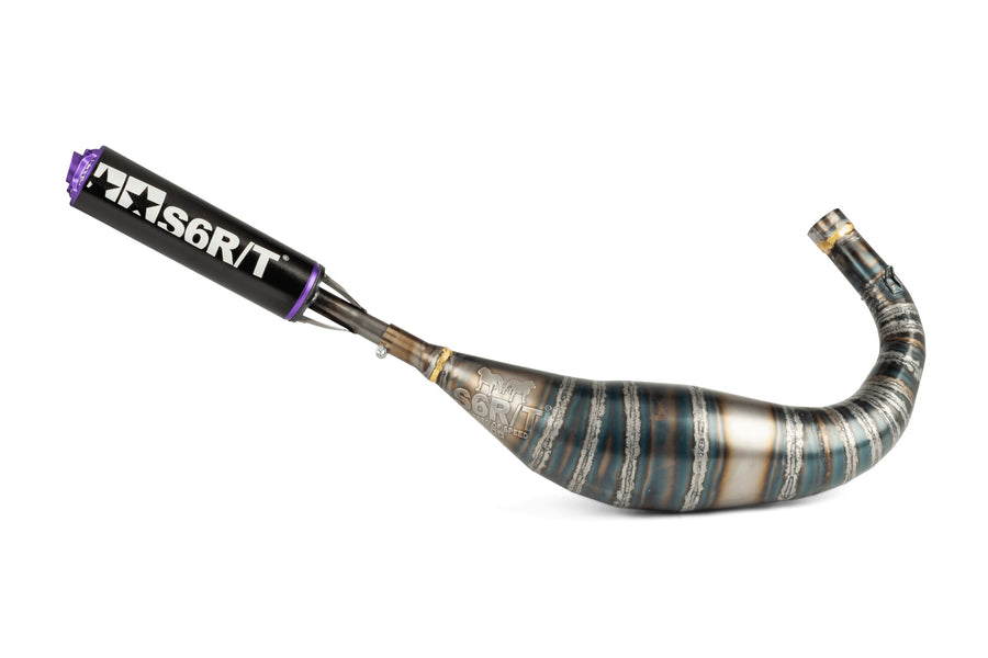 Rieju SMX SM Pro 50 2T AM6 - Auspuff R/T 90-100 Schwarz/Lila