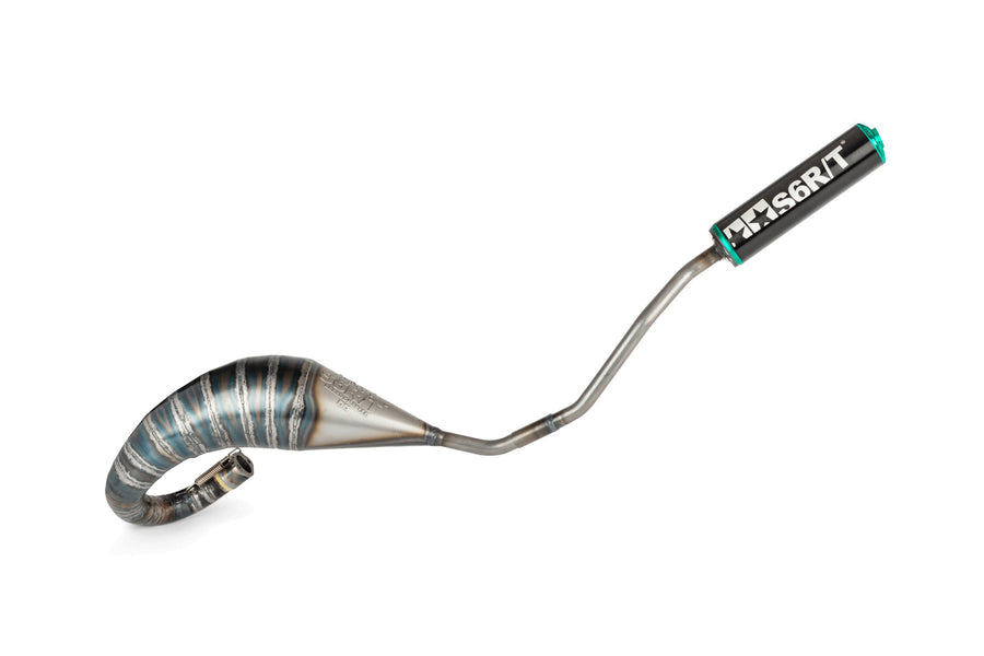 Aprilia SX SM 50 2T D50B0 [2007–] - Auspuff R/T Hoch Schwarztürkis