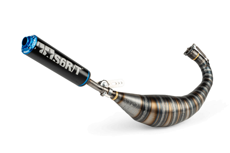 Gilera RCR Enduro 50 2T D50B0 [2011–] - Auspuff 90-100 Schwarz / Blau