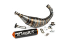 Aprilia RX Factory 50 2T - Auspuff R/T Schwarz Orange