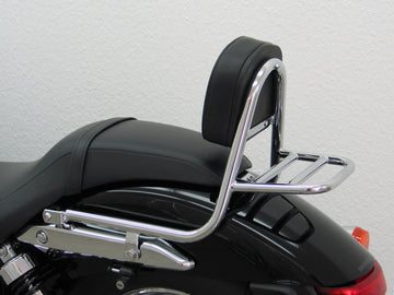 Honda Shadow VT 750 C Black Spirit [2010-2011] - barragem feita de cachimbo com travesseiros e bagagem
