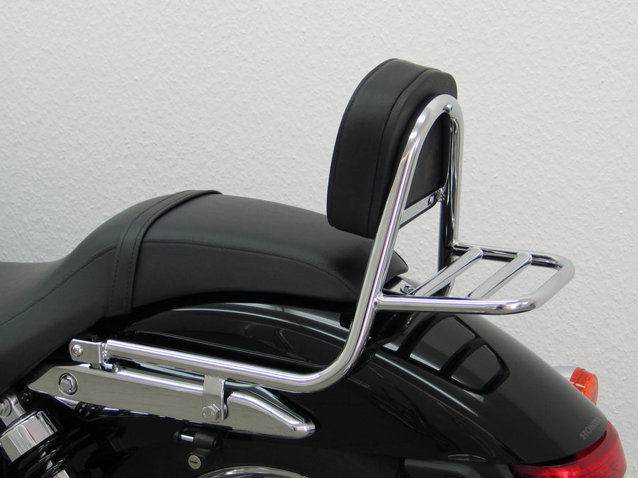 Honda Shadow VT 750 C Black Spirit [2010-2011] - barragem feita de cachimbo com travesseiros e bagagem
