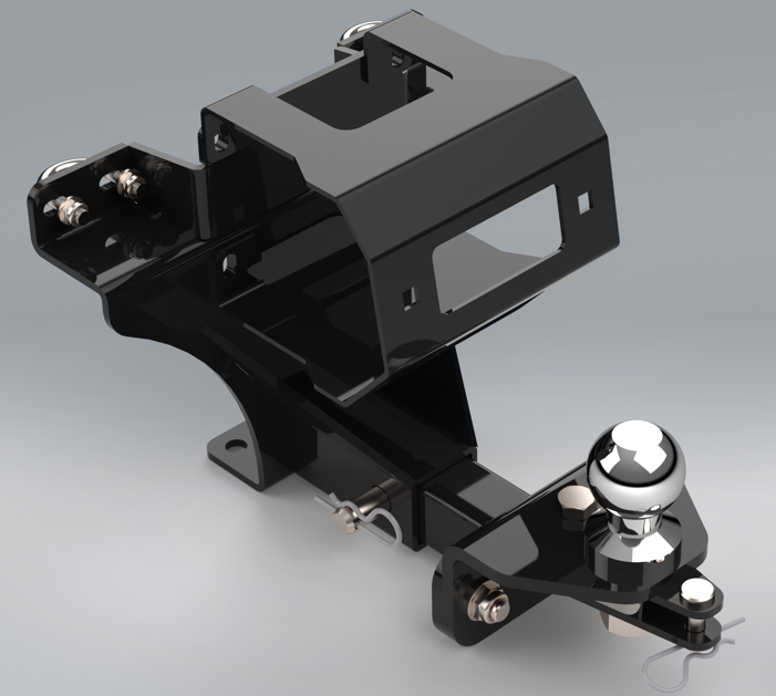 KAWASAKI BRUTE FORCE 750 [2008-2025] - Kit de montagem de guincho traseiro