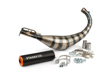 Beta RR Enduro 50 2T - Escape Streetrace 80-90 Laranja Preto