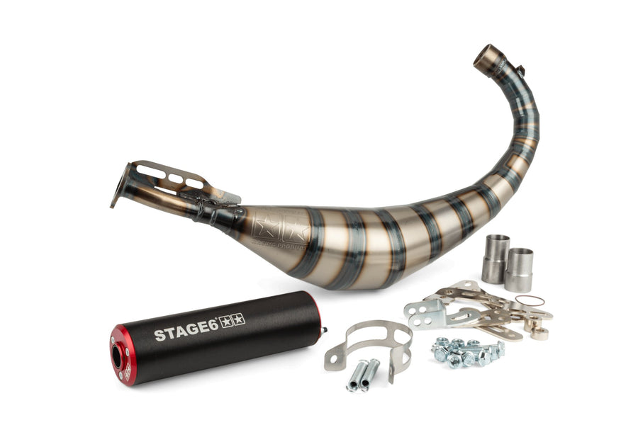Beta RR-T SM 50 2T - Auspuff Streetrace 80-90 Rot