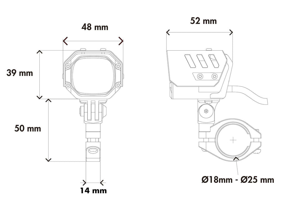 Kawasaki KLE 500 / SE [2026-] - Faróis adicionais Nova LED