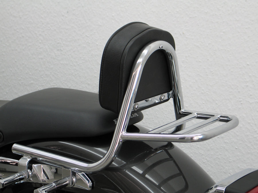 Honda VT 750 S (Chain) [2010-2011] - Barra de maricas feita de cachimbo com travesseiros e bagagem