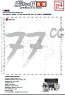 Generic Trigger SM 50 2T AM6 - Motorpack Zylinder Auspuff Big Racing 77ccm