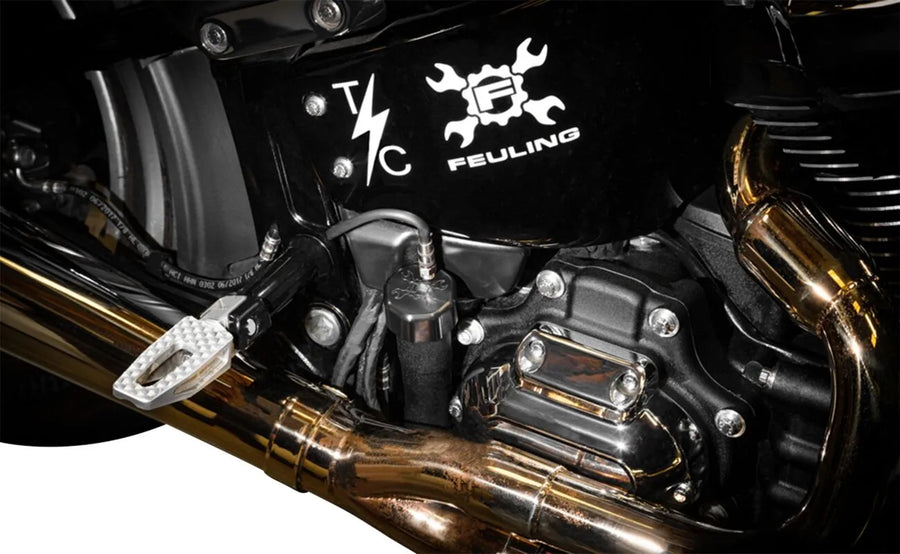 Harley-Davidson FLHCS 1923 Softail Heritage Classic Solo 117 [2026] - Belüfteter Messstab – Oberfläche: Schwarz – Bild 4