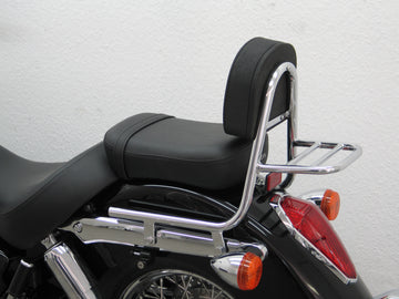 Honda VT 750 C4 [2004-2007] - Barra de maricas feita de cachimbo com travesseiros e bagagem