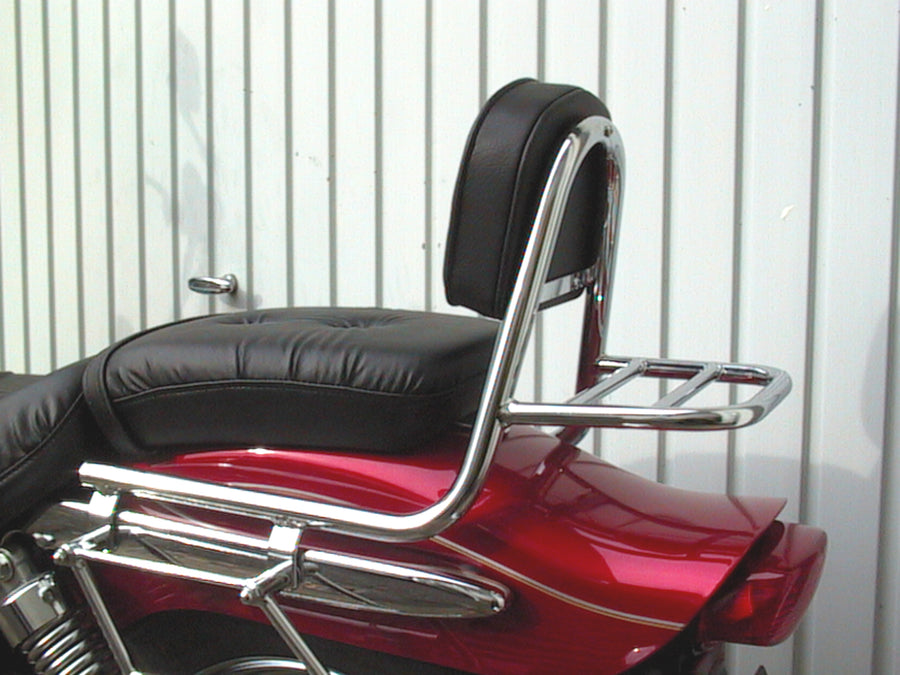 Suzuki GZ 125 Marauder [1998-2001] - Barra de maricas feita de cachimbo com travesseiros e bagagem
