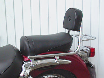 Suzuki VL 125 LC Intruder [1999-2007] - Barra de maricas do tubo com travesseiros e bagagem de bagagem