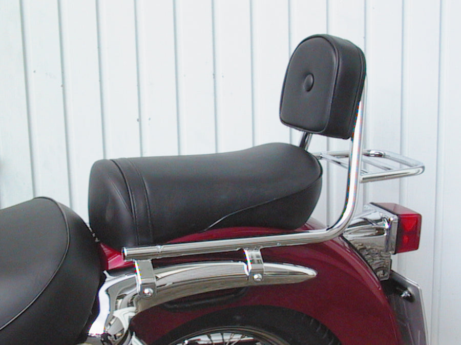 Suzuki VL 125 LC Intruder [1999-2007] - Barra de maricas do tubo com travesseiros e bagagem de bagagem