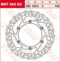 Husqvarna Wr 125 [1972-1974] - BREMSSCHEIBE FIXED WAVE GROOVED OVERSIZE – Bild 12