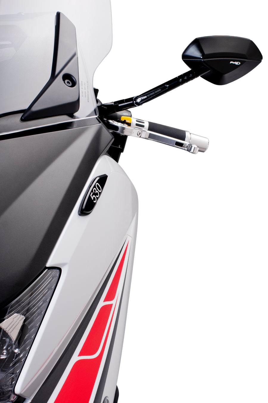 YAMAHA T-MAX 530 SX [2019] – Conjunto de tampas para espelhos OEM – Preto